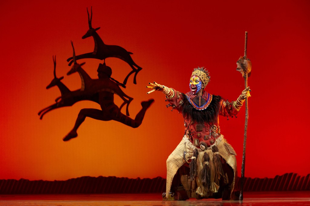 Disney's The Lion King at the Lyceum Theatre, London. Photo by Brinkoff and Mogenburg