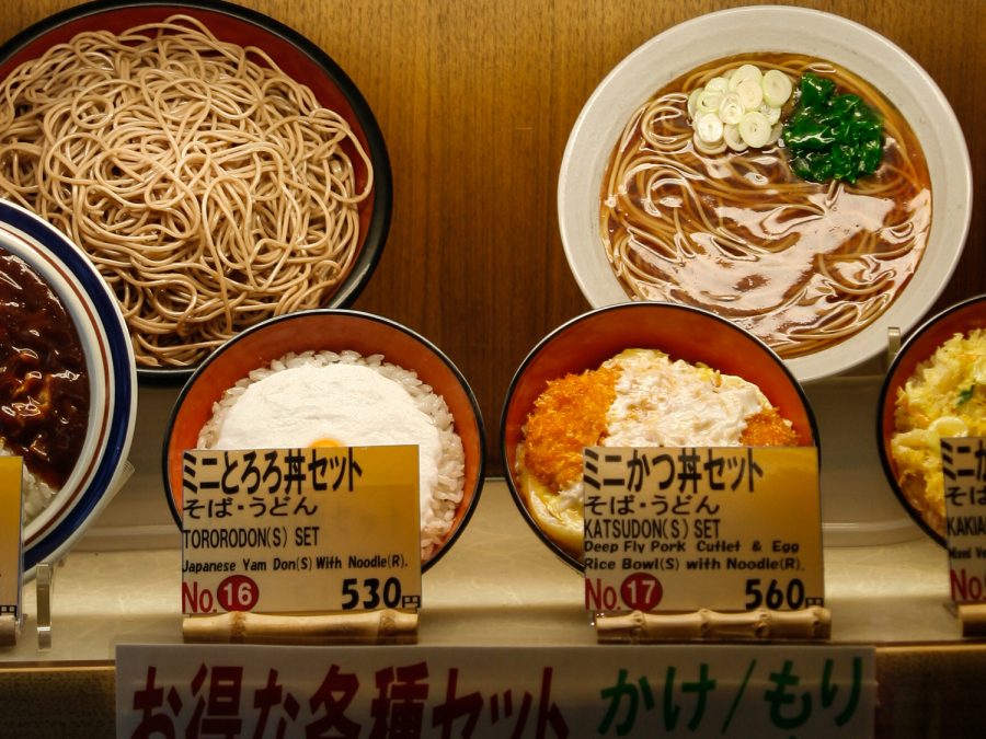 Japanese plastic food